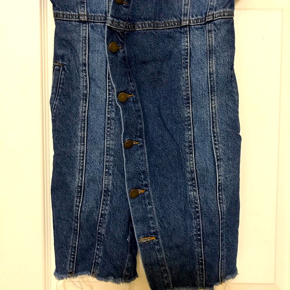 Free People Denim Dress - Picture 7 of 10